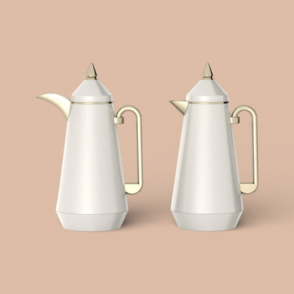 Stainless Steel Tea Coffee vacuum flask 1 L sama jugs  Kuwaitطقم مطارات ماشا شاي و قهوة 1 لتر ستانلس ستيل سما الكويت