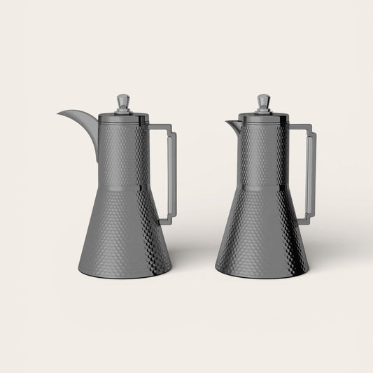 Stainless Steel tea coffee vacuum flask 1L  - Sama Kuwait مطارات للشاي و القهوة 1 لتر  - سما الكويت