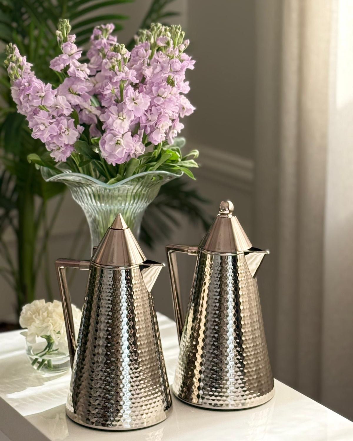 Leanne Flask Set (Hammered) - Thermal Coffee and Tea Flask - Sama Jugs